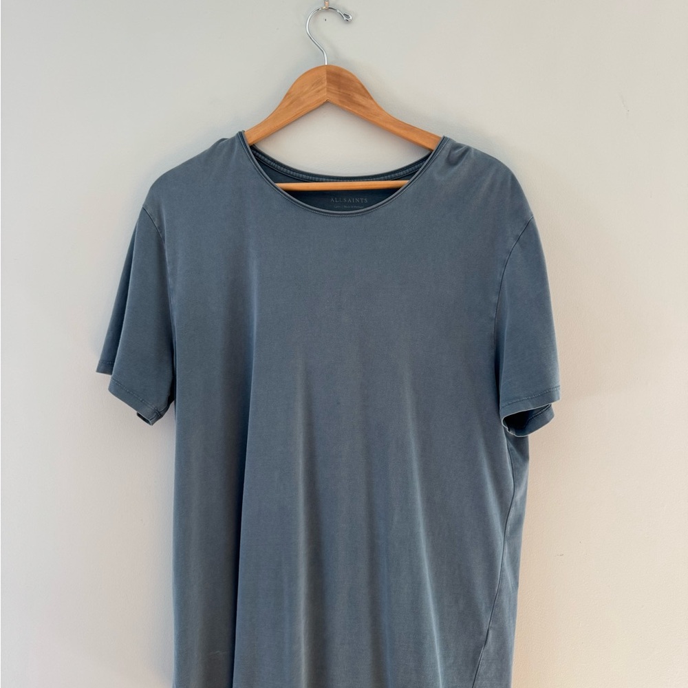 All Saints Gray Short Sleeve Tee